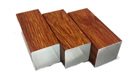 wood grain square tube